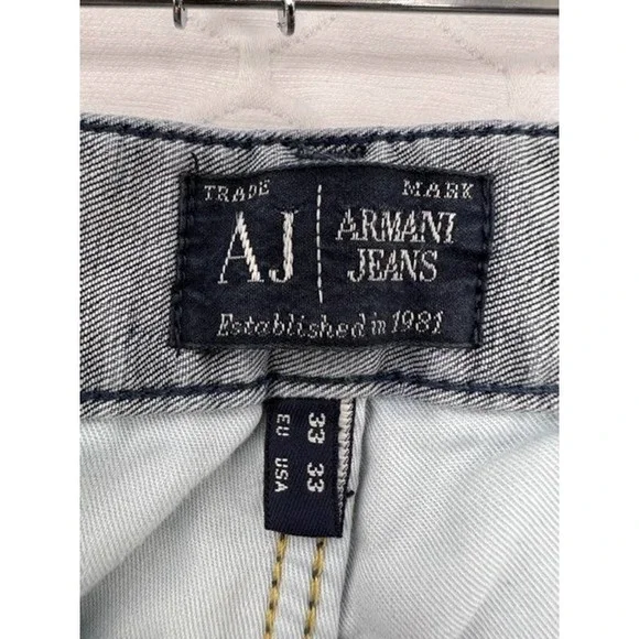 Armani Jeans J12 Antifit Slim Fit Boot Size 33 x 34